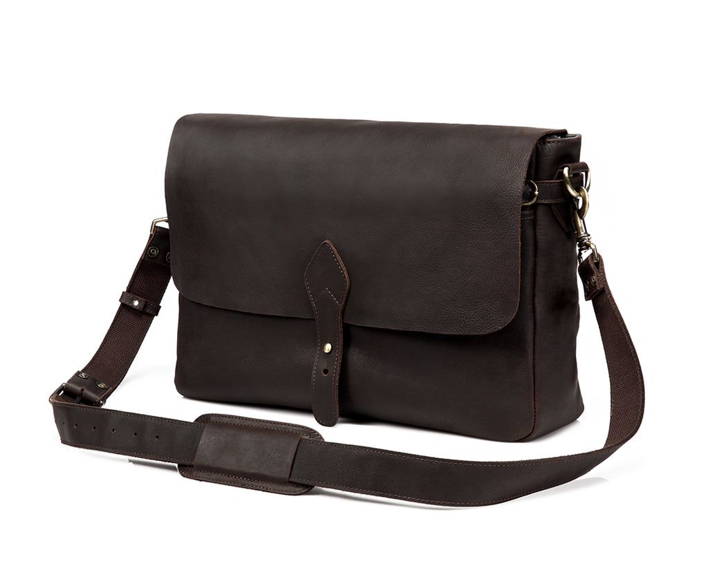 Full Grain Leather Messenger Bag