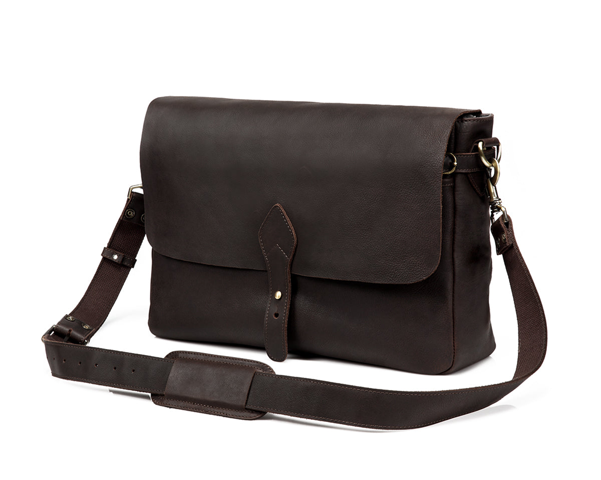 Full Grain Leather Messenger Bag