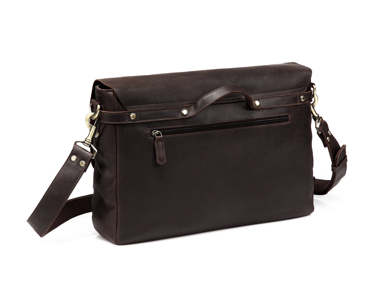 Full Grain Leather Messenger Bag