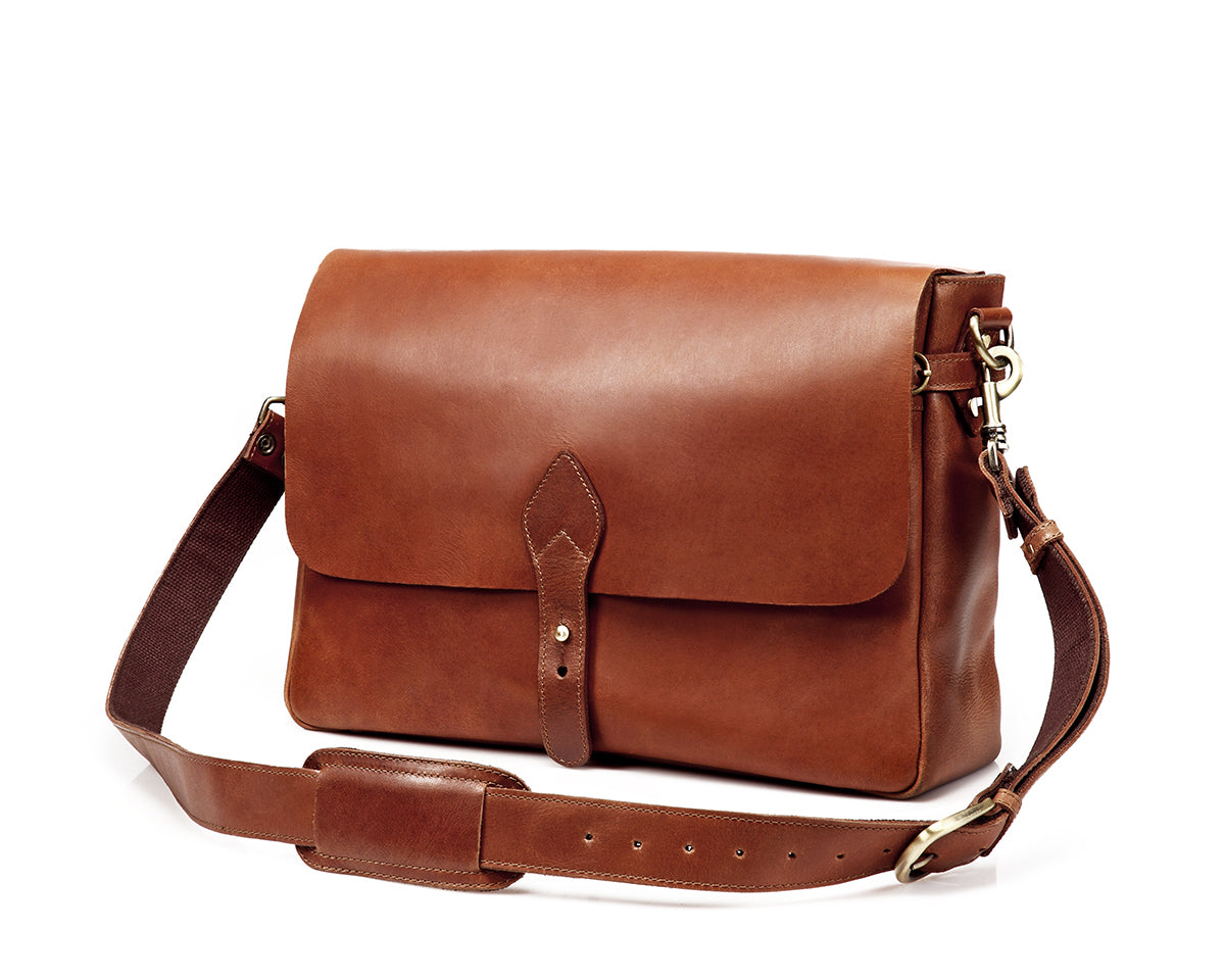 Full Grain Leather Messenger Bag