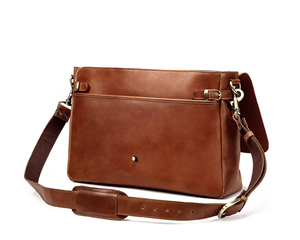 Full Grain Leather Messenger Bag