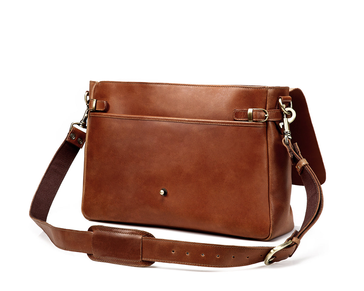 Full Grain Leather Messenger Bag