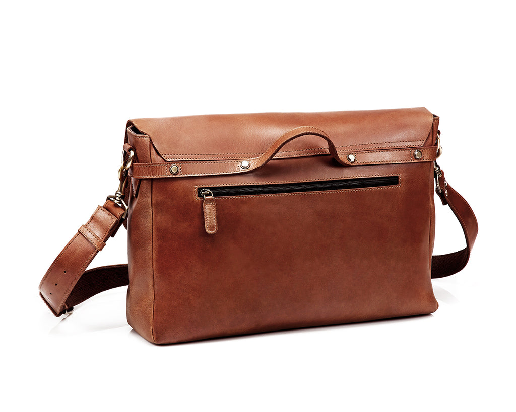 Full Grain Leather Messenger Bag