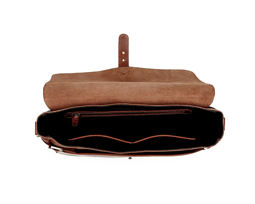 Full Grain Leather Messenger Bag