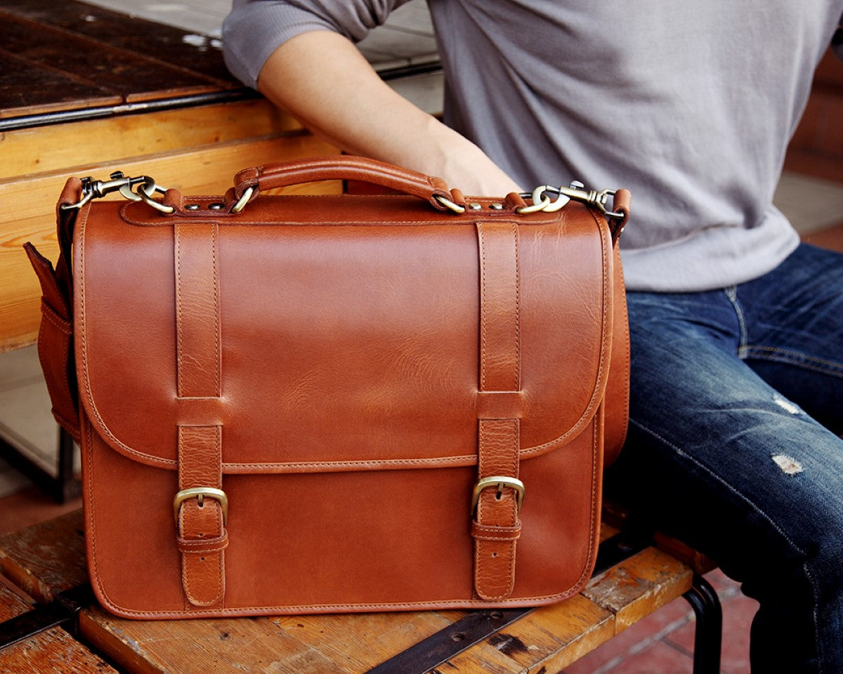 Full Grain Leather Briefcase